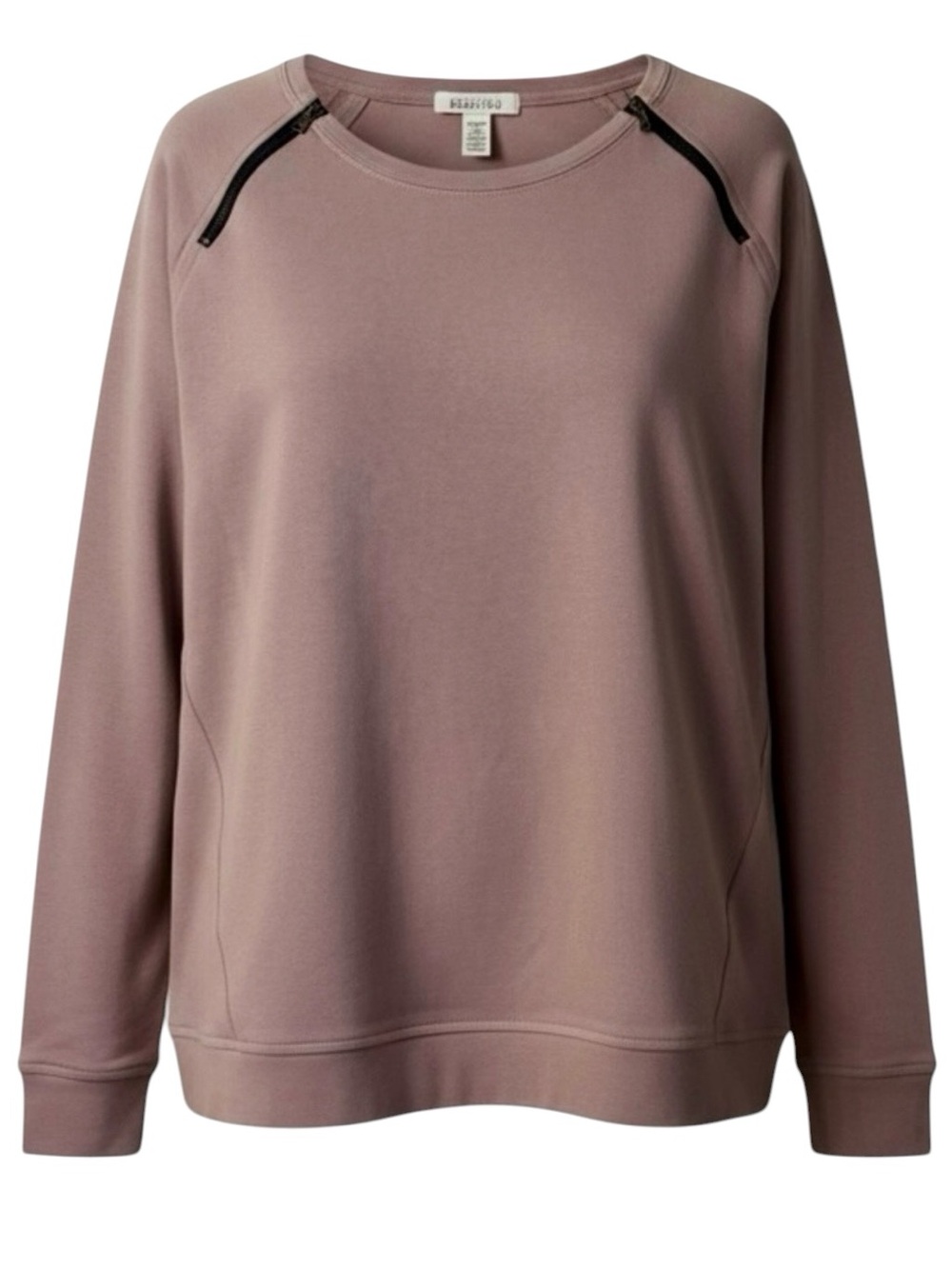 Kenneth Cole Reaction Lavender Lightweight Sweatshirt with Zipper Details XL